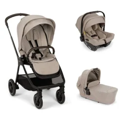 Poussette trio triv lx + siège auto pipa urbn + nacelle lytl chateau