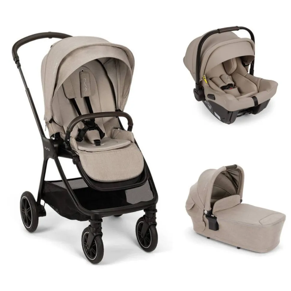 Poussette trio triv lx + siège auto pipa urbn + nacelle lytl chateau