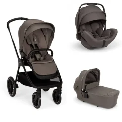 Poussette trio triv lx + siège auto arra flex + nacelle lytl thunder