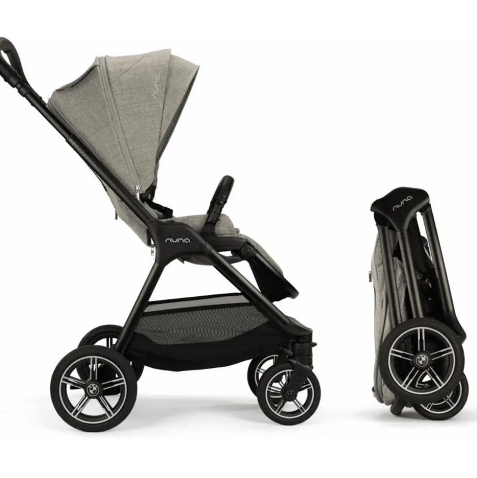 Poussette trio triv next graphene + siège auto pipa next thunder + nacelle lytl graphene - collection bmw