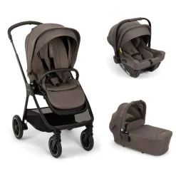 Poussette trio triv next + siège auto pipa urbn + nacelle lytl chestnut