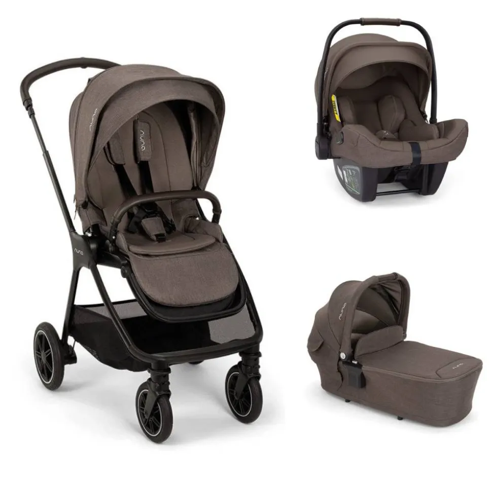 Poussette trio triv next + siège auto pipa next + nacelle lytl chestnut