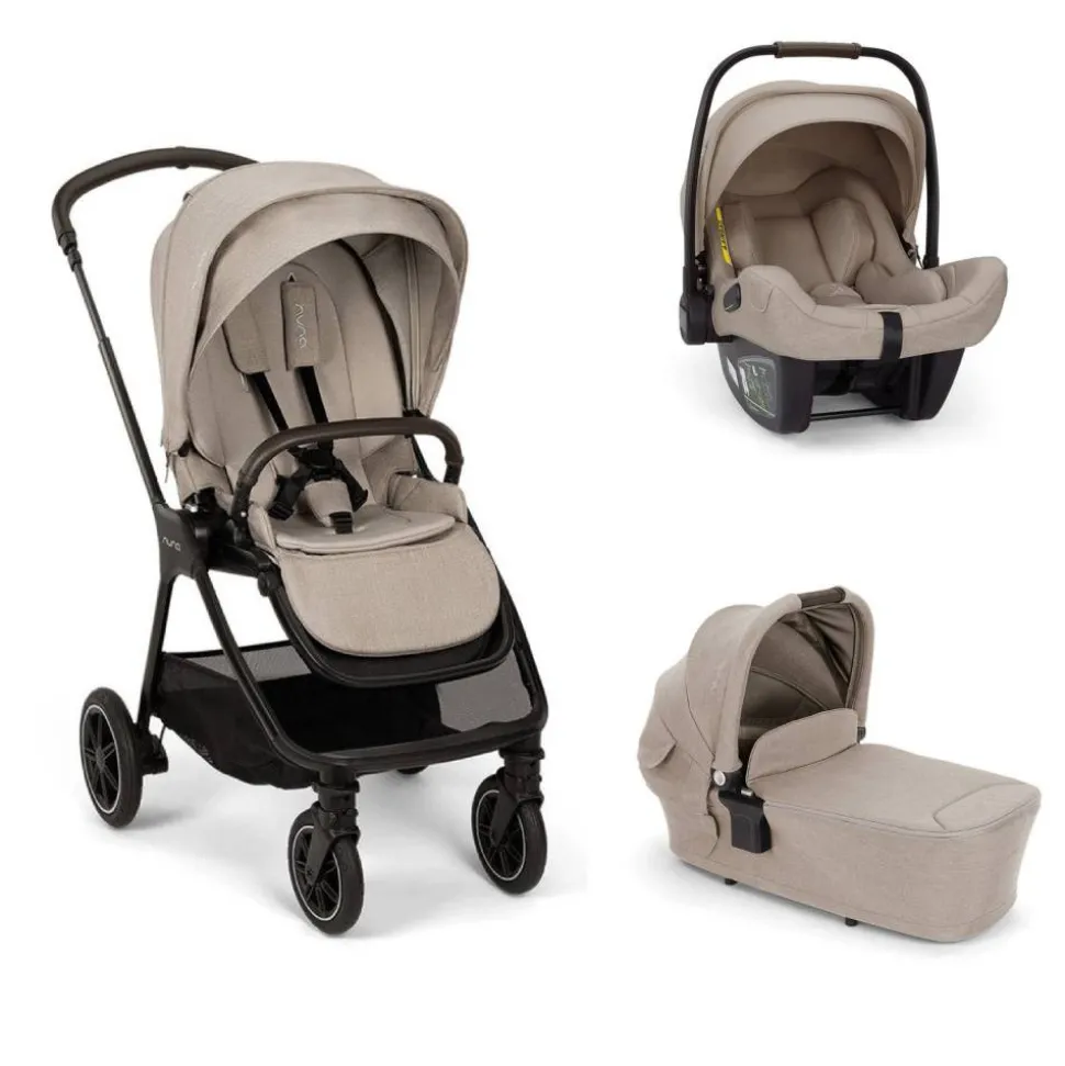 Poussette trio triv next + siège auto pipa next + nacelle lytl chateau