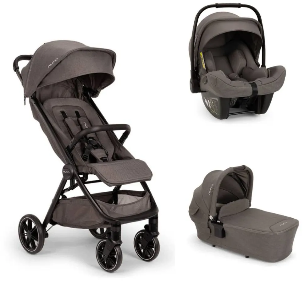 Poussette trio trvl lx + siège auto pipa next + nacelle lytl thunder