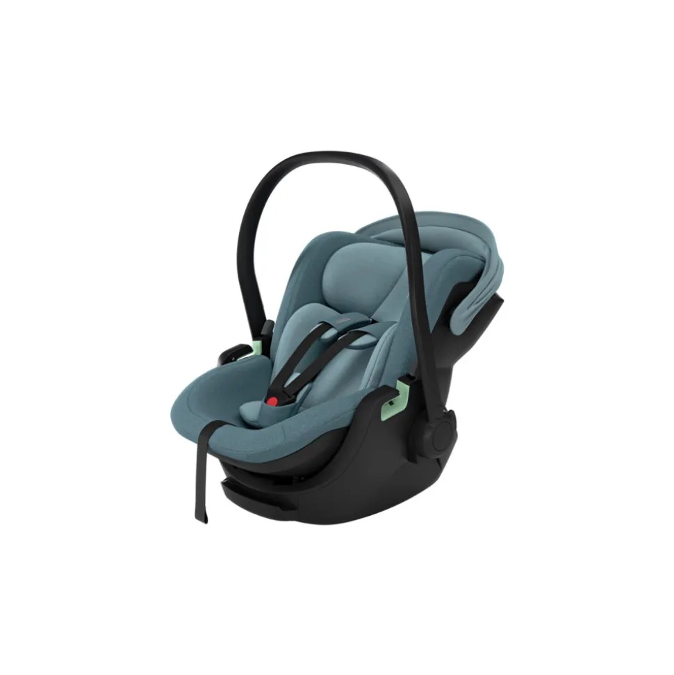 Poussette trio urban glide 3 mid blue + siège auto maple mid blue + nacelle urban glide mid blue