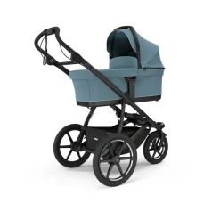 Poussette trio urban glide 3 mid blue + siège auto maple mid blue + nacelle urban glide mid blue