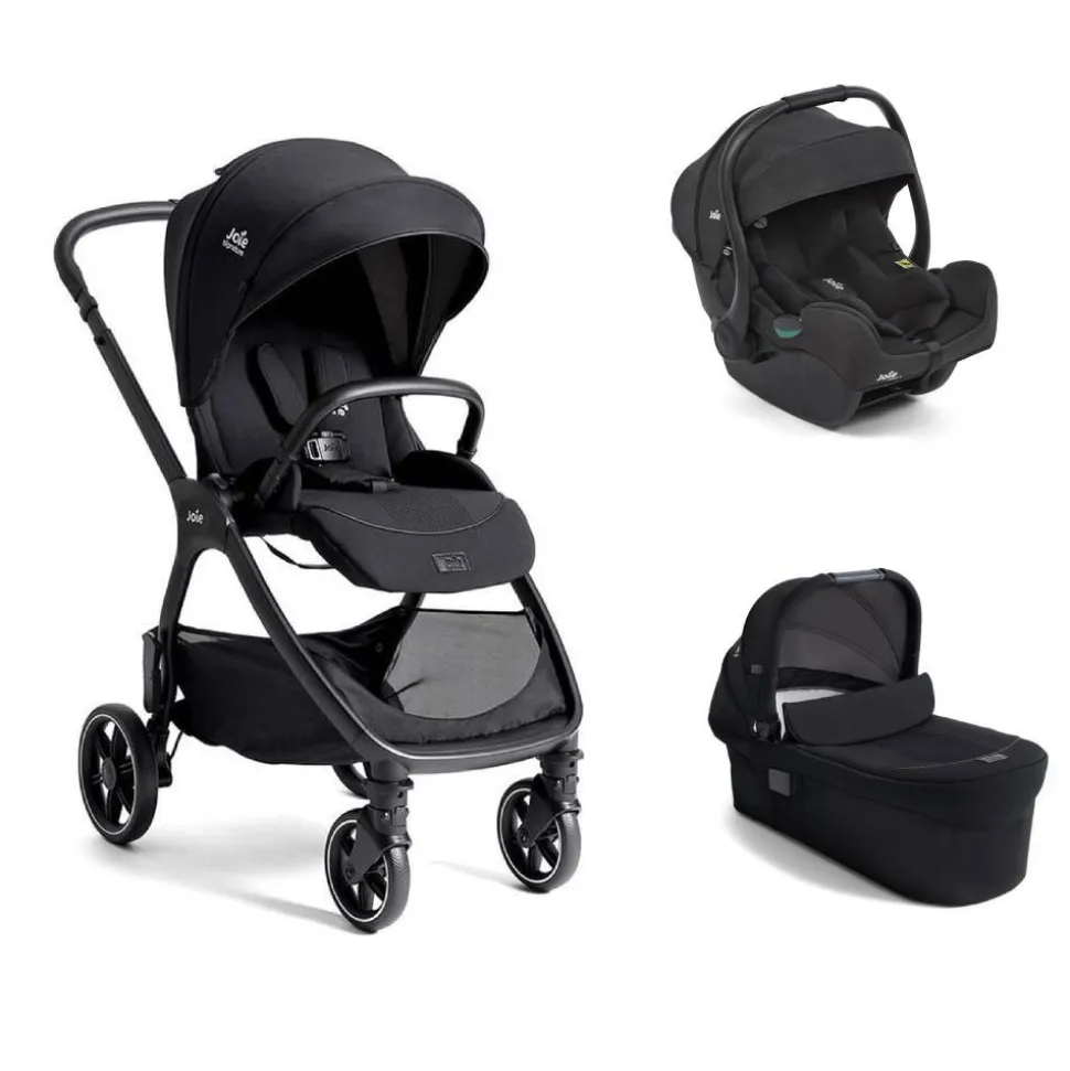 Poussette trio valora + siège auto i-gemm 3 raven + nacelle ramble xl eclipse