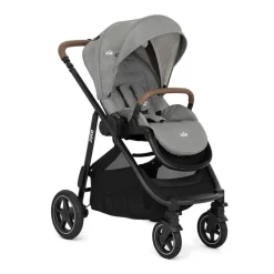 Poussette trio versatrax pebble gris + siège auto i-level pro eclipse noir + nacelle ramble xl pebble