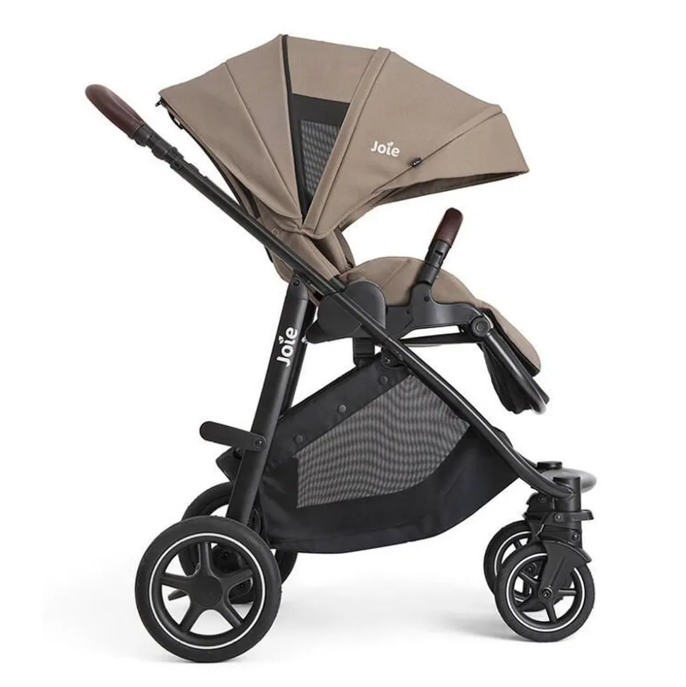 Poussette trio versatrax + siège auto i-gemm 3 raven + nacelle ramble xl cashew