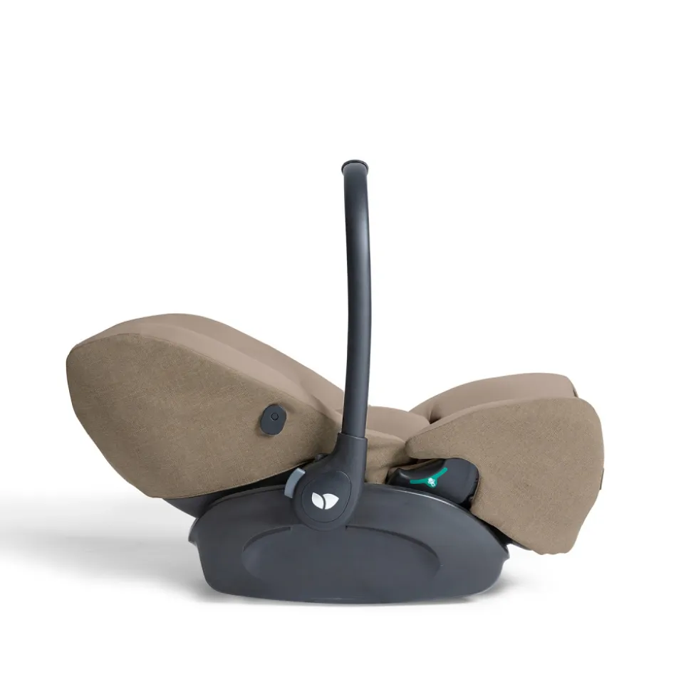 Poussette trio versatrax + siège auto i-level pro sandstone + nacelle ramble xl cashew