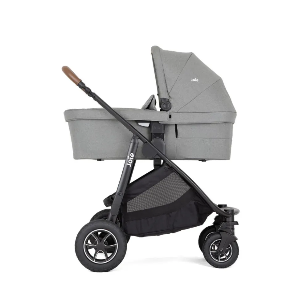 Poussette trio versatrax + siège auto i-gemm 3 + nacelle ramble xl pebble gris