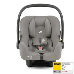 Poussette trio versatrax + siège auto i-snug 2 + nacelle ramble xl pebble gris