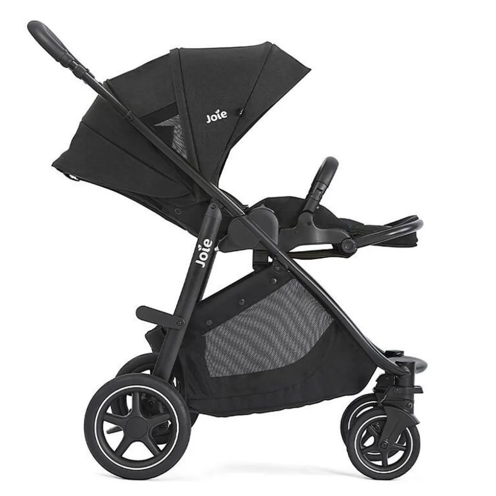 Poussette trio versatrax + siège auto i-snug 2 + nacelle ramble xl raven