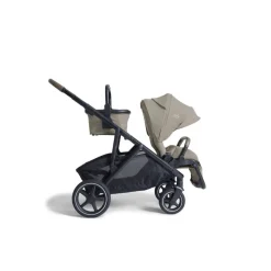Poussette trio versiti sandstone beige + siège auto i-gemm 3 shale noir + nacelle ramble xl sandstone beige