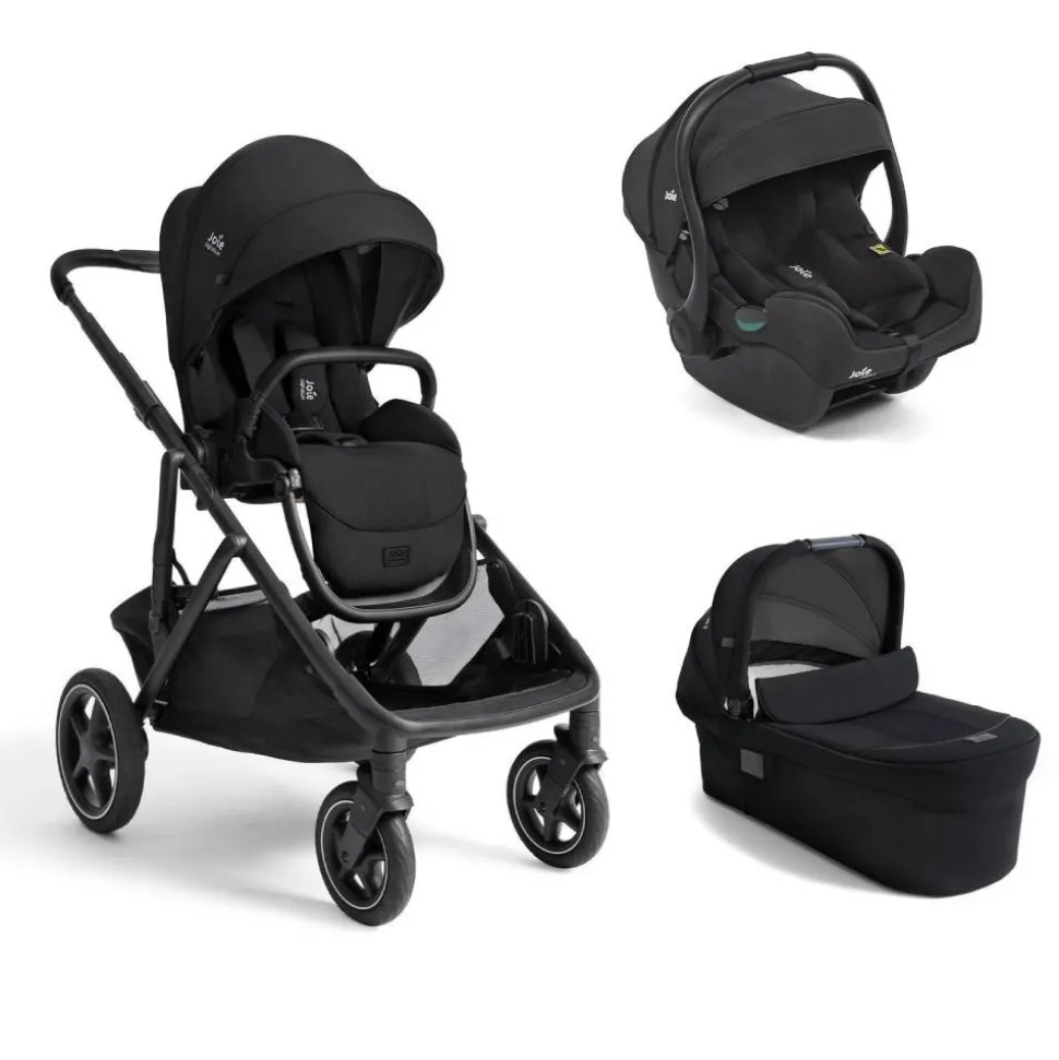 Poussette trio versiti + siège auto i-gemm 3 raven + nacelle ramble xl eclipse