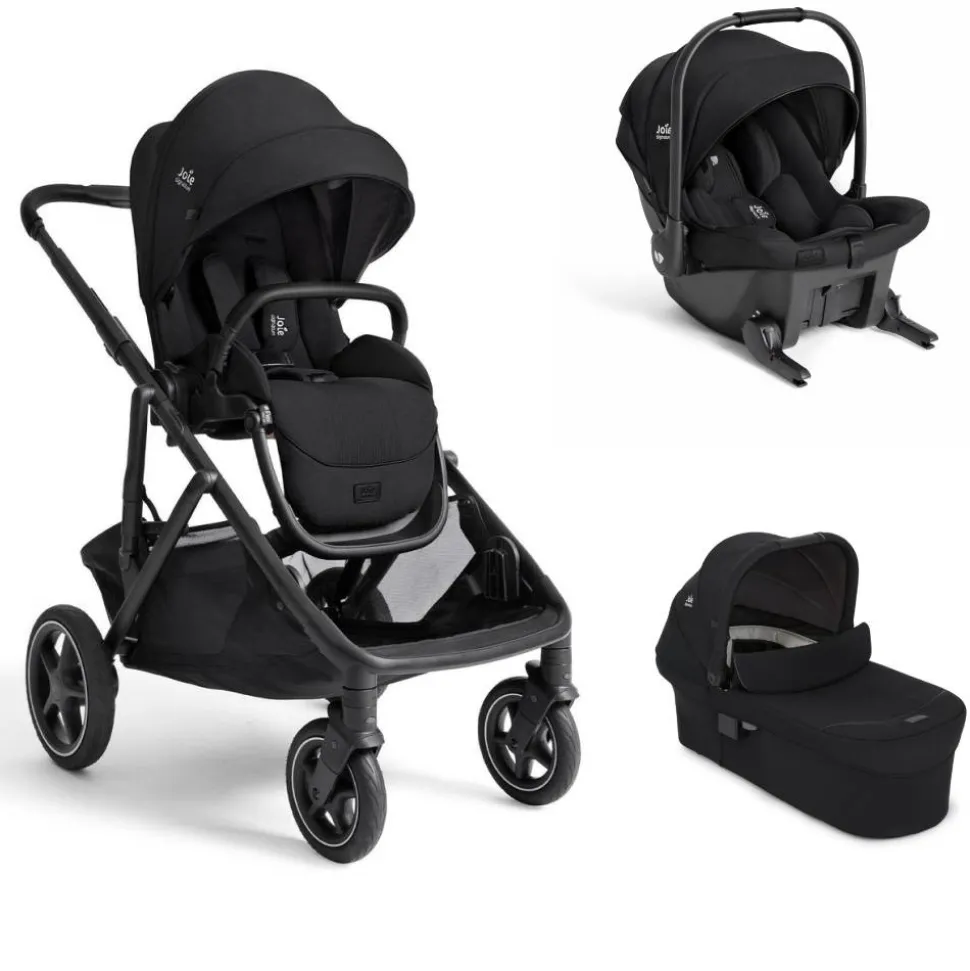 Poussette trio versiti + siège auto sprint + nacelle ramble xl signature eclipse noir