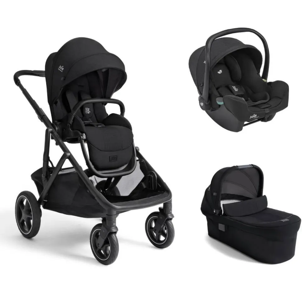 Poussette trio versiti + siège auto i-snug 2 raven + nacelle ramble xl eclipse