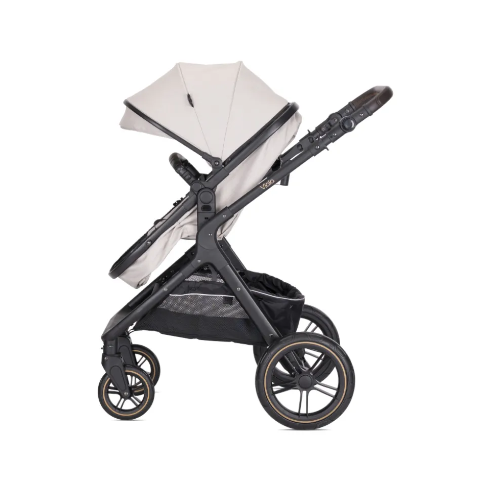 Poussette trio viola beige avec siège auto spirit