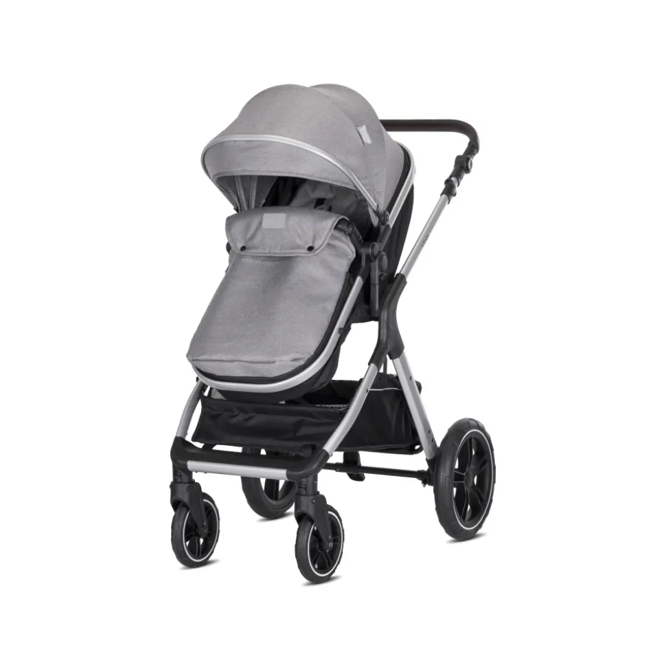 Poussette trio viola gris avec siège auto spirit