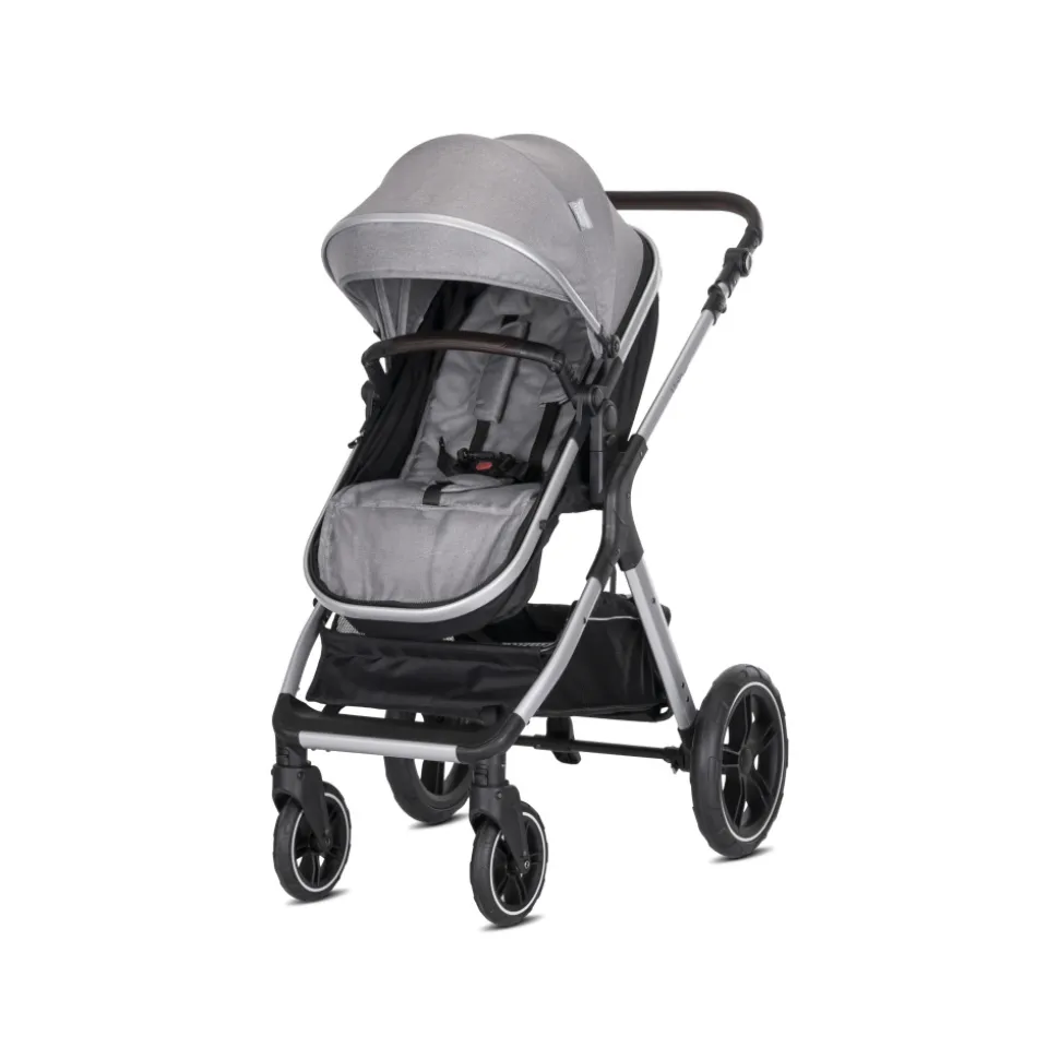Poussette trio viola gris avec siège auto spirit