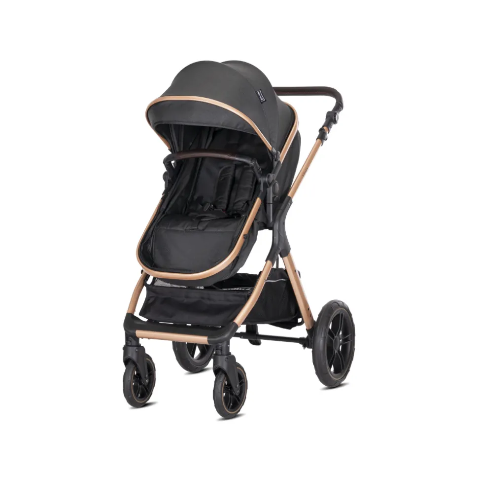 Poussette trio viola noir avec siège auto spirit