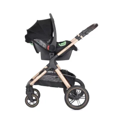 Poussette trio viola noir avec siège auto spirit