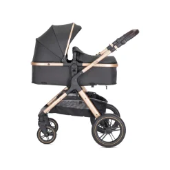 Poussette trio viola noir avec siège auto spirit