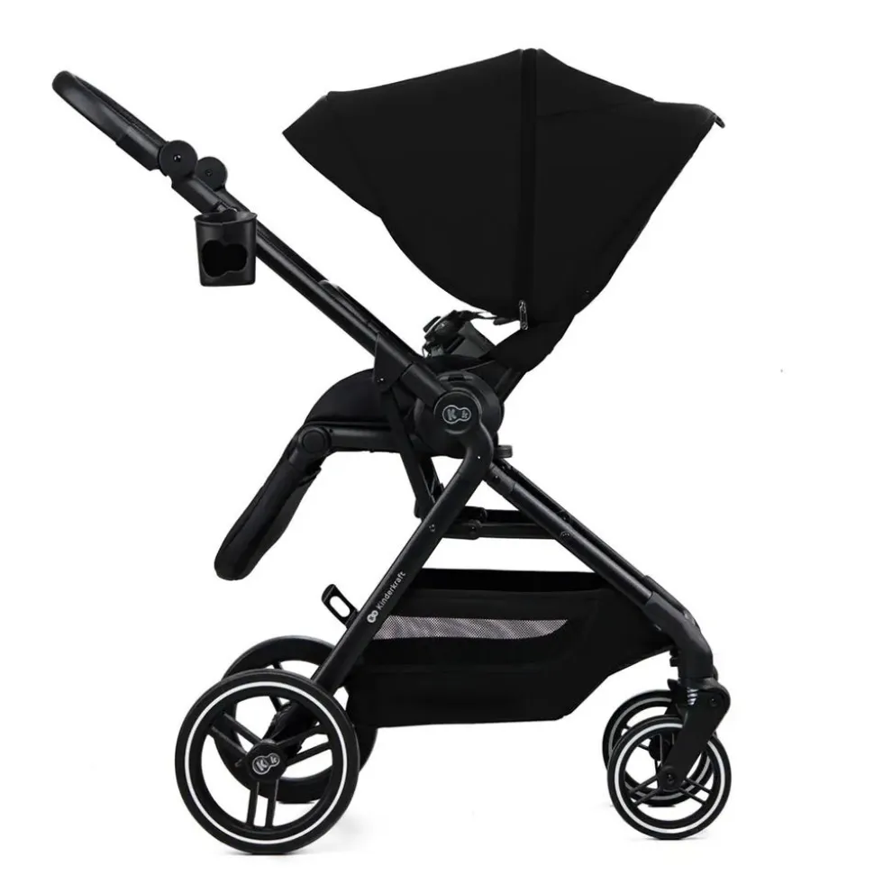 Poussette trio yoxi 3 en1 pure black
