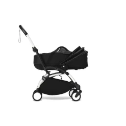 Poussette trio yoyo 3 - châssis blanc pack 6+ siège auto izi go modular x2 by besafe + nacelle noir