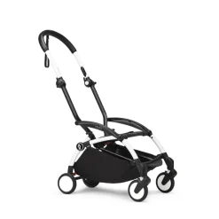 Poussette trio yoyo 3 - châssis blanc pack 0+ & 6+ zebra / noir + siège auto izi go modular x2 by besafe