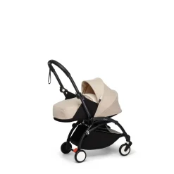 Poussette trio yoyo 3 pack 0+ & 6+ et siège auto aton b2 black - châssis blanc - bonpoint
