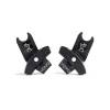 Poussette trio yoyo 3 pack 6+ et siège auto aton b2 black + nacelle yoyo - chassis noir - aqua