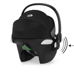 Poussette trio yoyo 3 pack 6+ et siège auto aton b2 black + nacelle yoyo - chassis noir - aqua