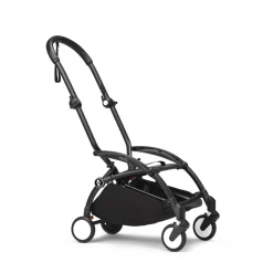 Poussette trio yoyo 3 pack 6+ et siège auto cloud g3 black + nacelle yoyo - chassis noir - zebra / noir