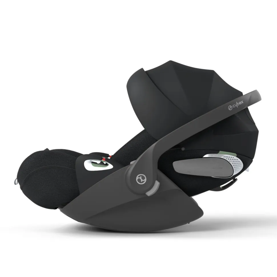Poussette trio yoyo 3 pack 6+ + siège auto cloud t plus black + nacelle yoyo - châssis blanc - aqua