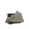 Poussette trio yoyo 3 + siège auto cloud t black + nacelle - châssis blanc - taupe