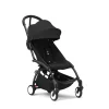 Poussette trio yoyo 3 + siège auto cloud t black + nacelle - châssis noir - noir