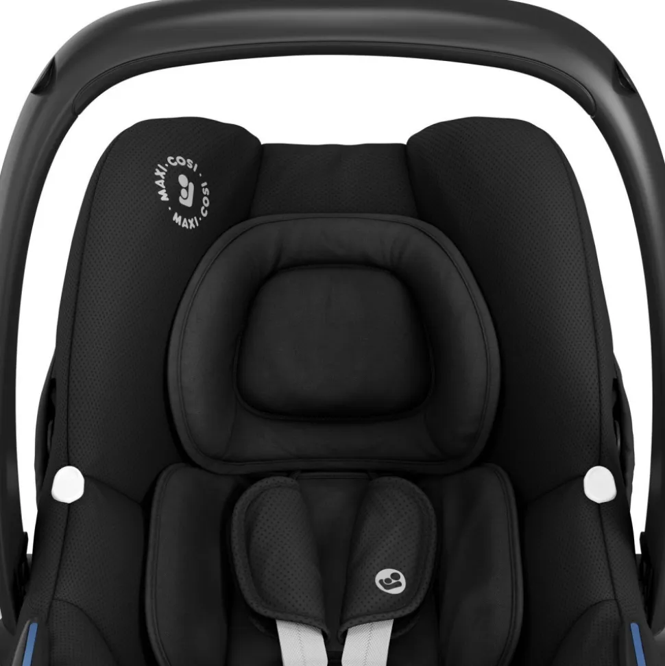 Poussette trio zelia 3 essential graphite + siège auto cabriofix i-size + nacelle