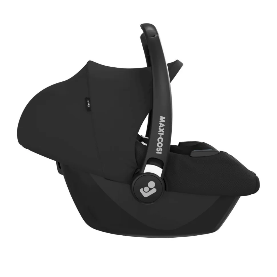 Poussette trio zelia 3 essential black + siège auto cabriofix i-size + nacelle