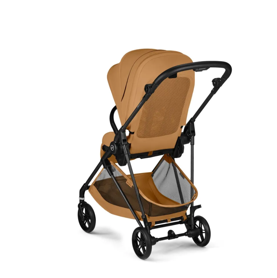 Poussette ultra légère melio carbon 6 cinnamon yellow