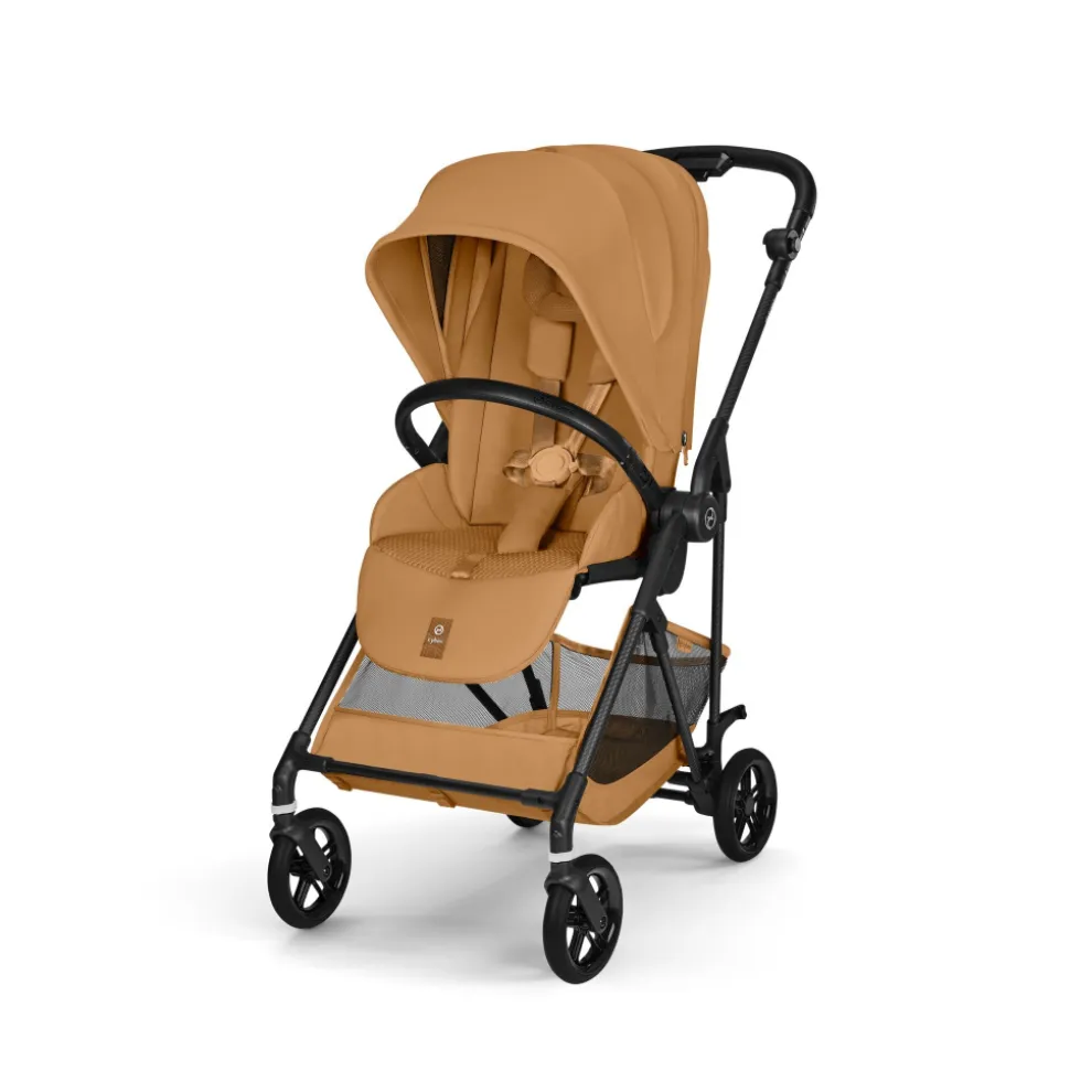 Poussette ultra légère melio carbon 6 cinnamon yellow