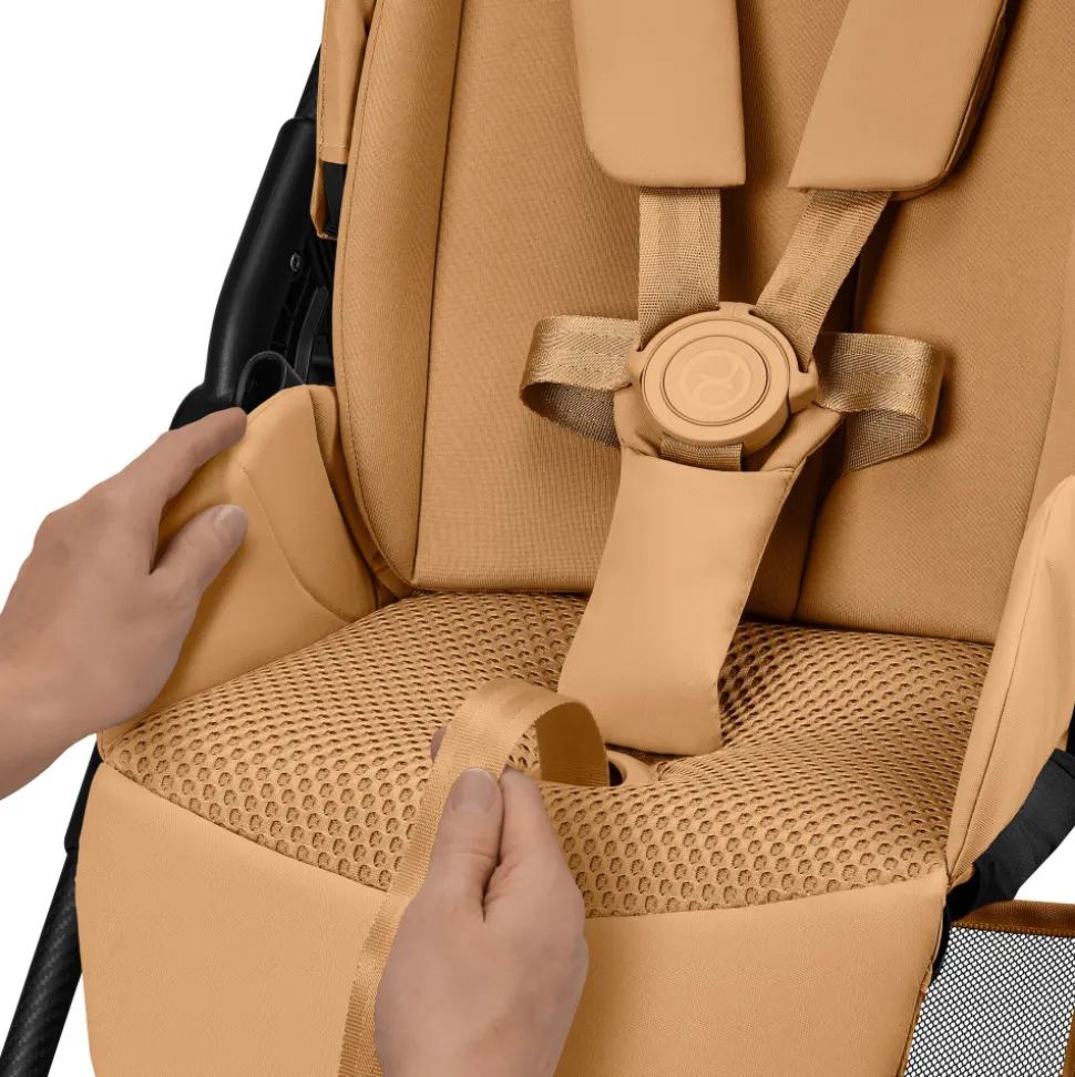 Poussette ultra légère melio carbon 6 cinnamon yellow