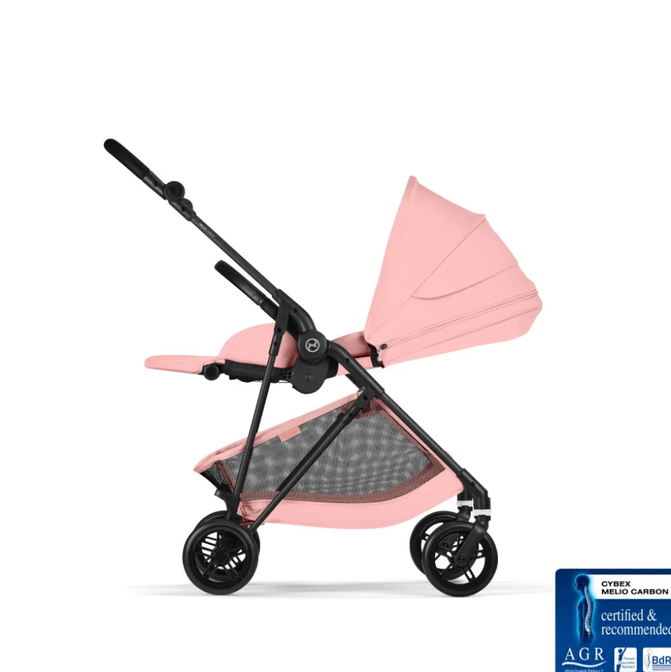 Poussette ultra légère melio carbon 6 candy pink