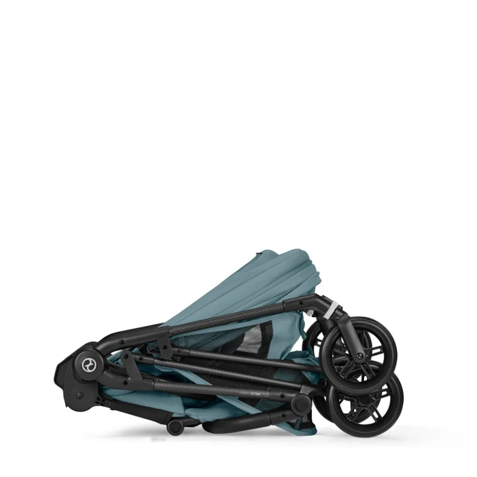Poussette ultra légère melio carbon 6 stormy blue