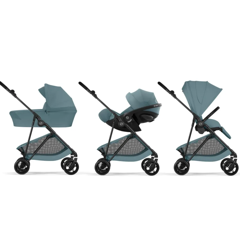 Poussette ultra légère melio carbon 6 stormy blue