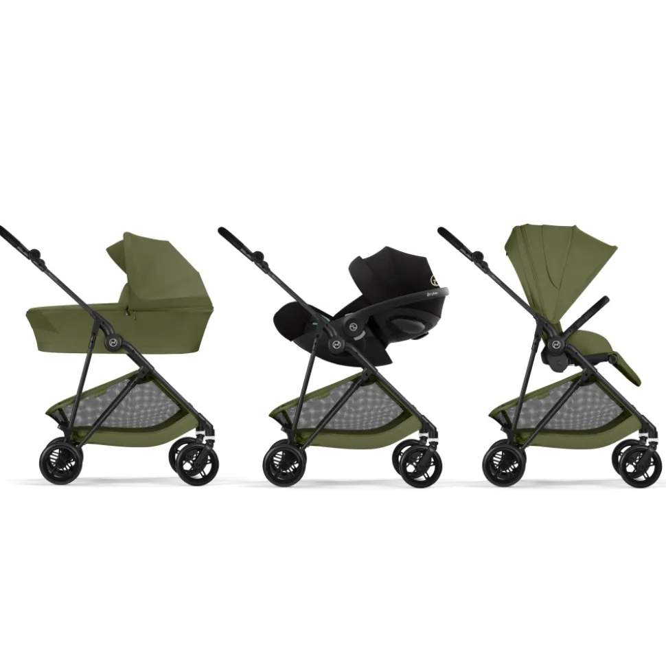 Poussette ultra légère melio carbon 6 moss green
