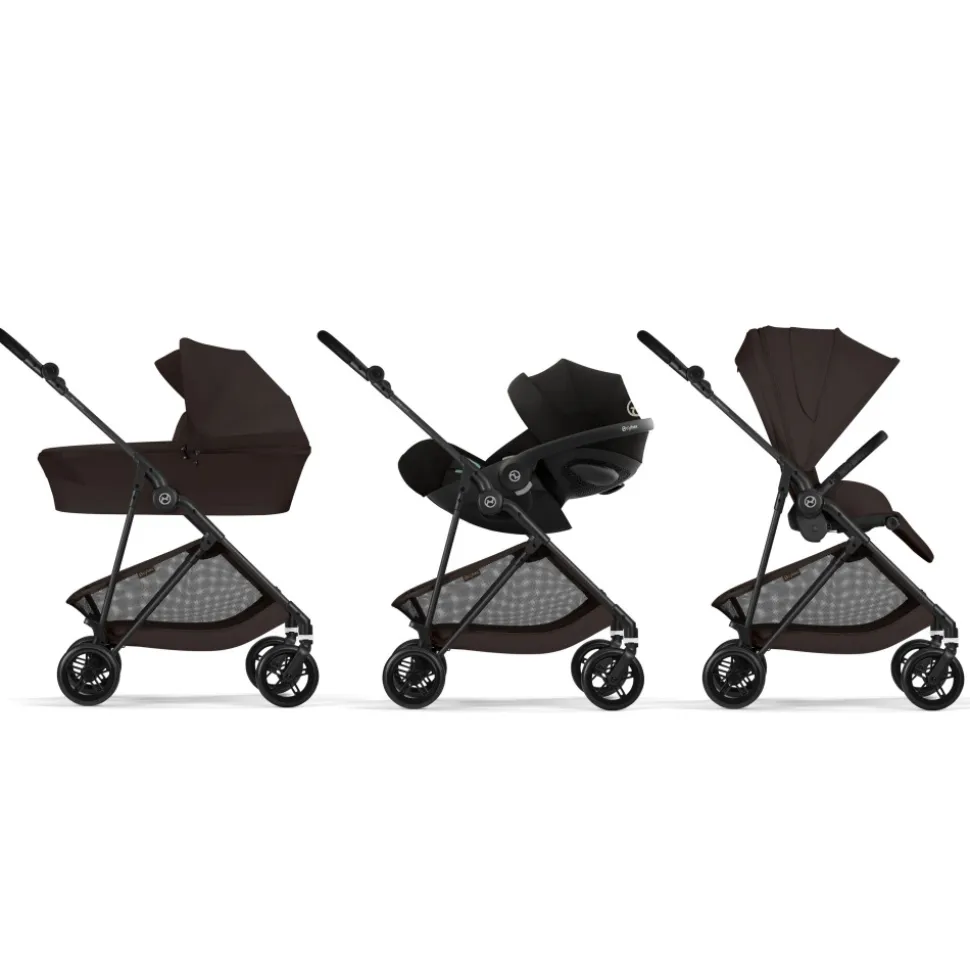 Poussette ultra légère melio carbon 6 chocolate brown