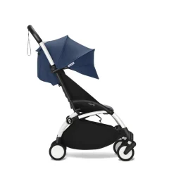 Poussette yoyo 3 châssis blanc pack 6+ bleu air france