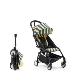 Poussette yoyo 3 châssis noir pack 6+ monaco - edition limitée riviera