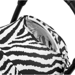 Poussette yoyo 3 châssis noir pack 6+ zebra - wild collection